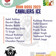 2023 John Ross tournament team list